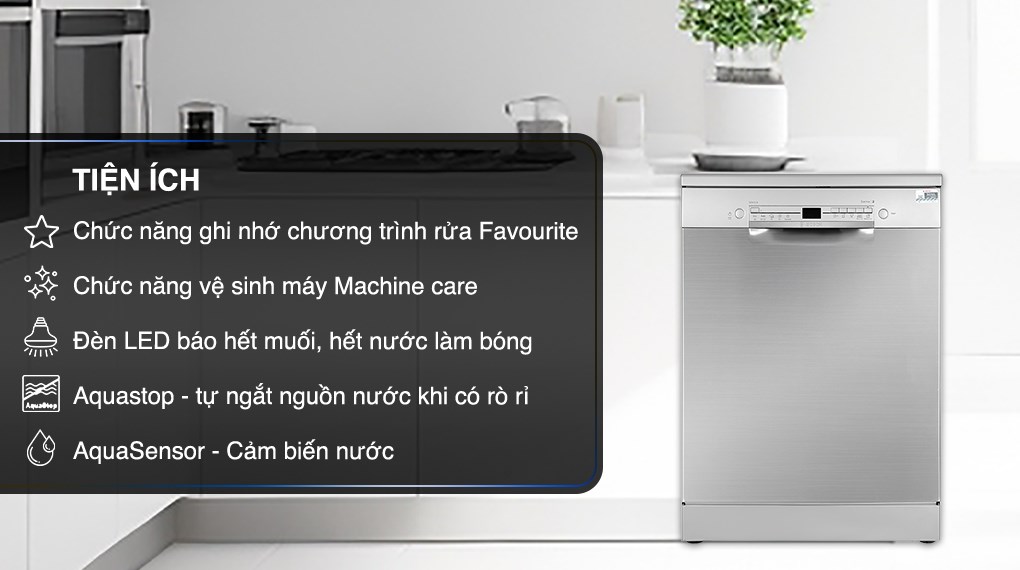 Máy rửa chén độc lập Bosch SMS2IVI61E