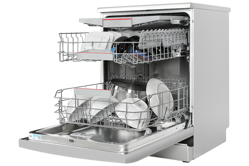 Máy rửa chén độc lập Bosch SMS4ECI14E Màu Bạc