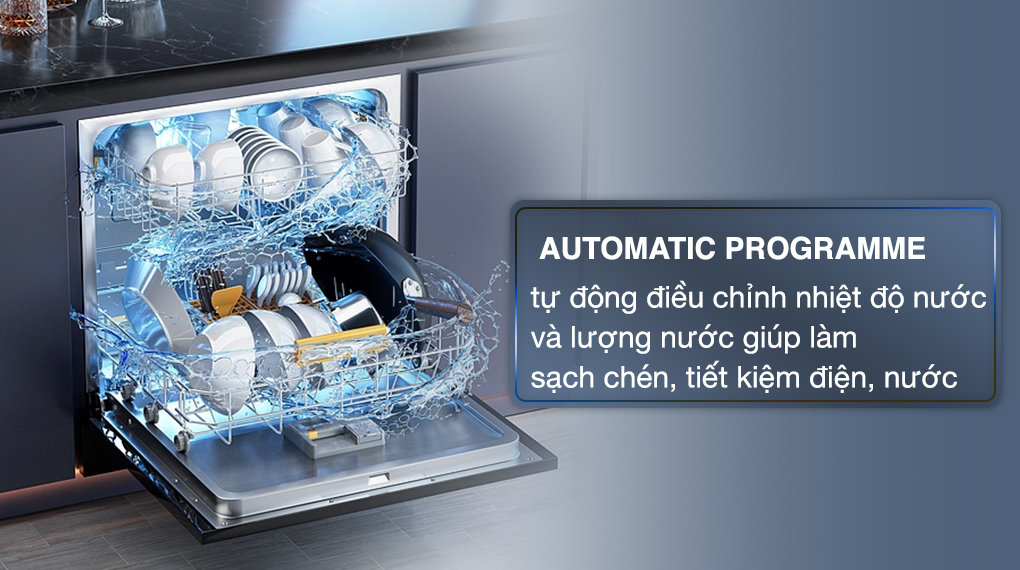Tự động điều chỉnh nhiệt độ Máy rửa bát độc lập Bosch SMS4ECI14E