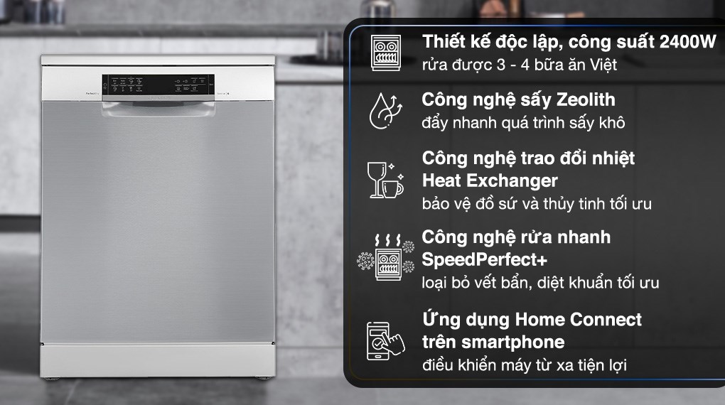 Máy rửa bát độc lập Bosch SMS6ZCI49E