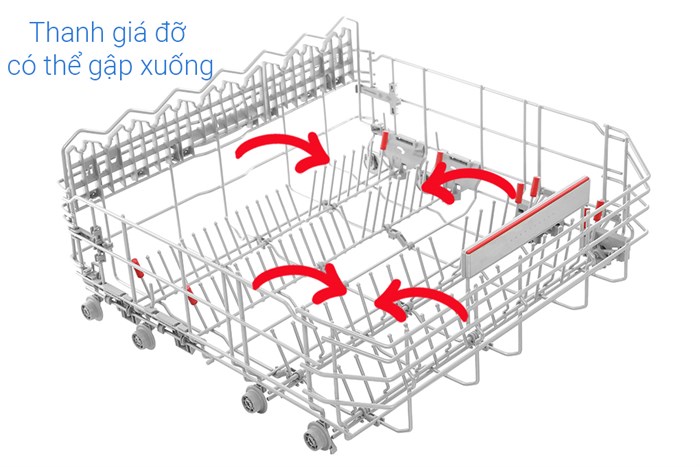 Máy rửa bát độc lập Bosch SMS6ZCI49E Màu Bạc
