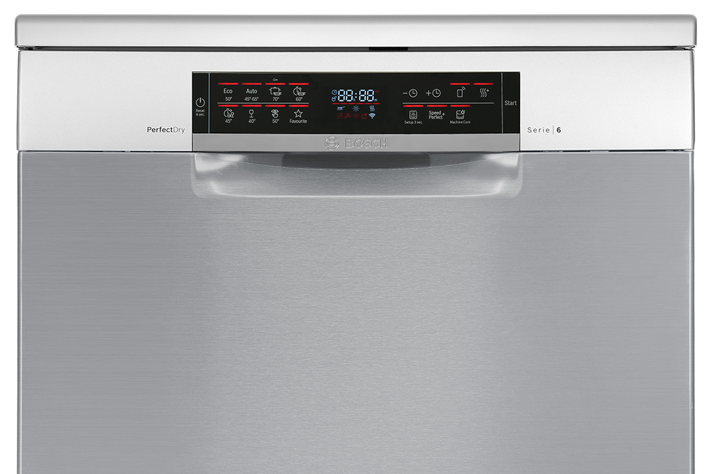Máy rửa bát độc lập Bosch SMS6ZCI49E Màu Bạc