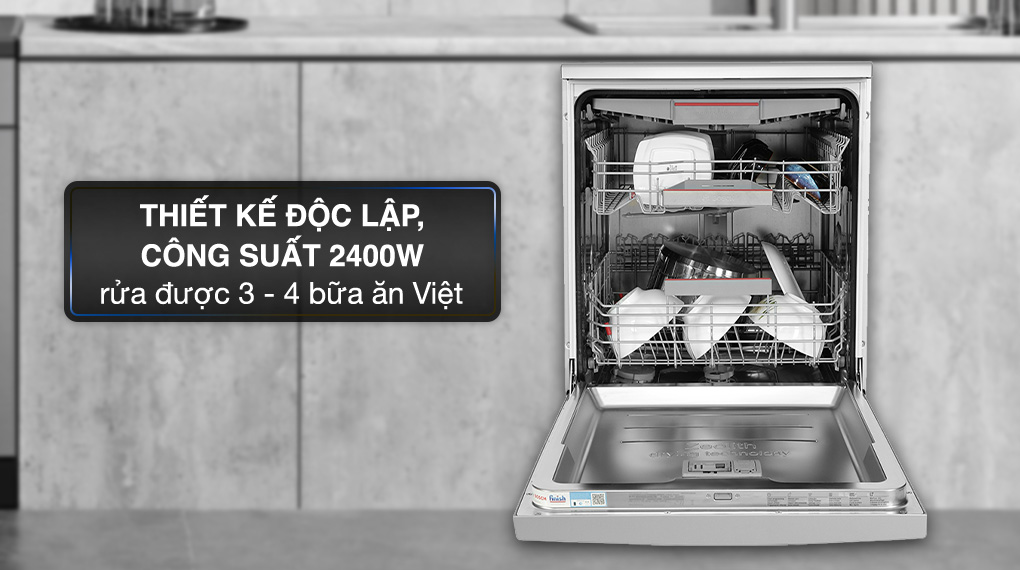 Thiết kế Máy rửa chén độc lập Bosch SMS6ZCI49E