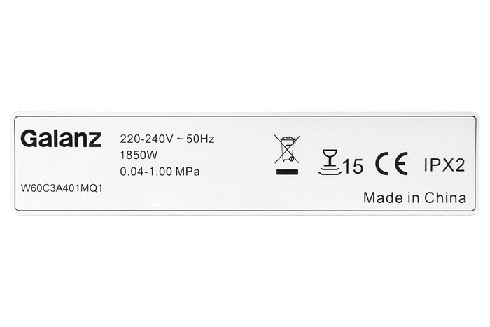 Máy rửa chén độc lập Galanz W60C3A401MQ1 Màu Bạc Inox