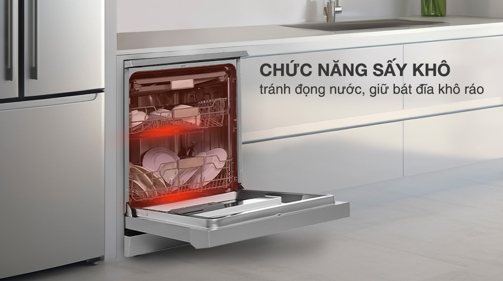 Máy rửa chén độc lập Hafele HDW-F60E (538.21.200) - Chức năng sấy