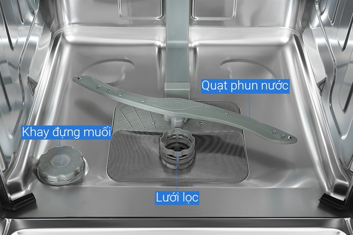 Máy rửa chén độc lập Hafele HDW-F60E (538.21.200) Màu Bạc Inox