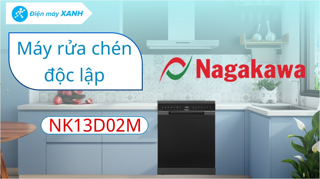 Máy rửa chén độc lập Nagakawa NK13D02M