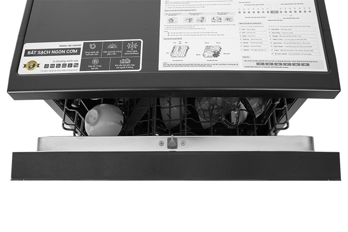 Máy rửa chén độc lập Nagakawa NK13D02M Màu Đen