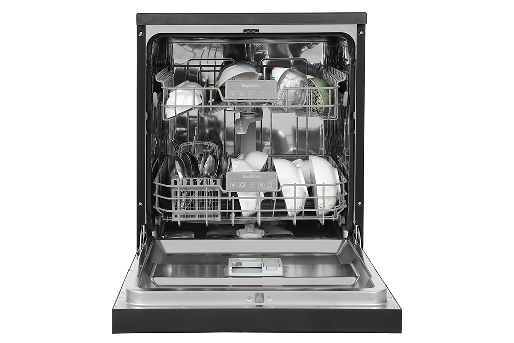 Máy rửa chén độc lập Nagakawa NK13D02M Màu Đen