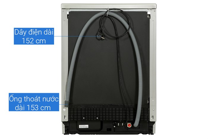 Máy rửa chén độc lập Nagakawa NAG3601M15 Màu Bạc