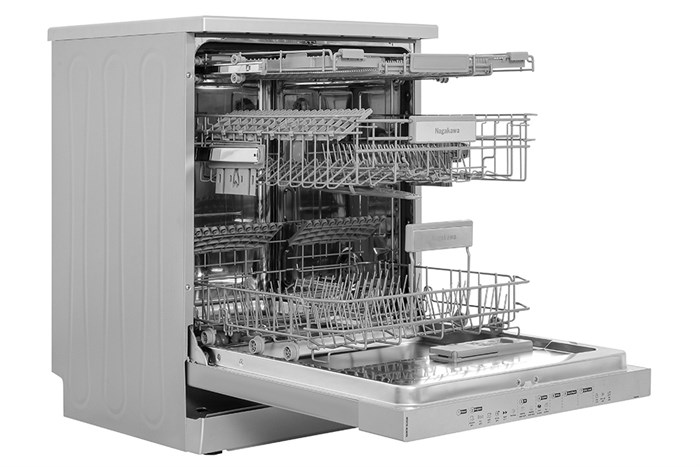 Máy rửa chén độc lập Nagakawa NAG3601M15 Màu Bạc