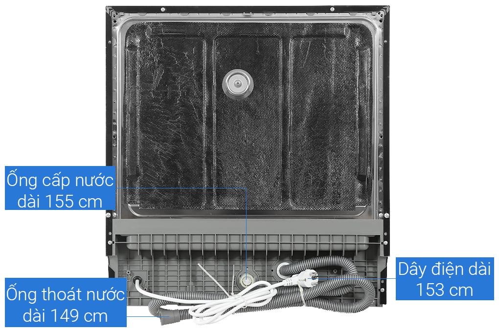Máy rửa chén mini Hafele HDW-T5531B (538.21.350) Màu Đen