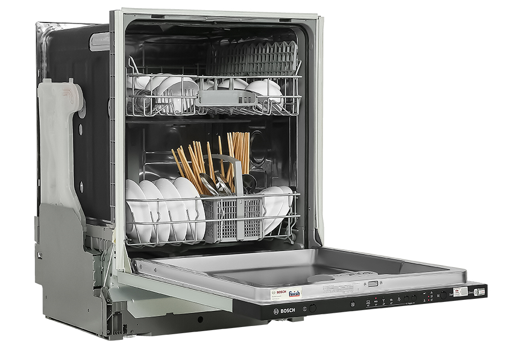 Máy rửa chén âm tủ Bosch SMV25BX03R Màu Bạc Inox