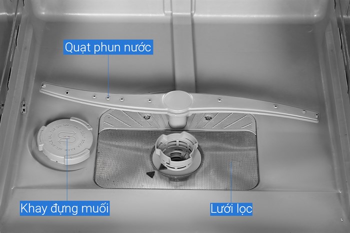 Máy rửa chén âm tủ Bosch SMV25BX03R Màu Bạc Inox