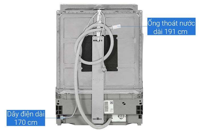 Máy rửa chén âm tủ Bosch SMV25BX03R Màu Bạc Inox