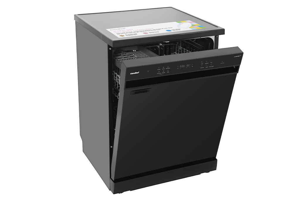 Máy rửa chén độc lập Comfee CDWEF1401HB-W-VN Màu Đen