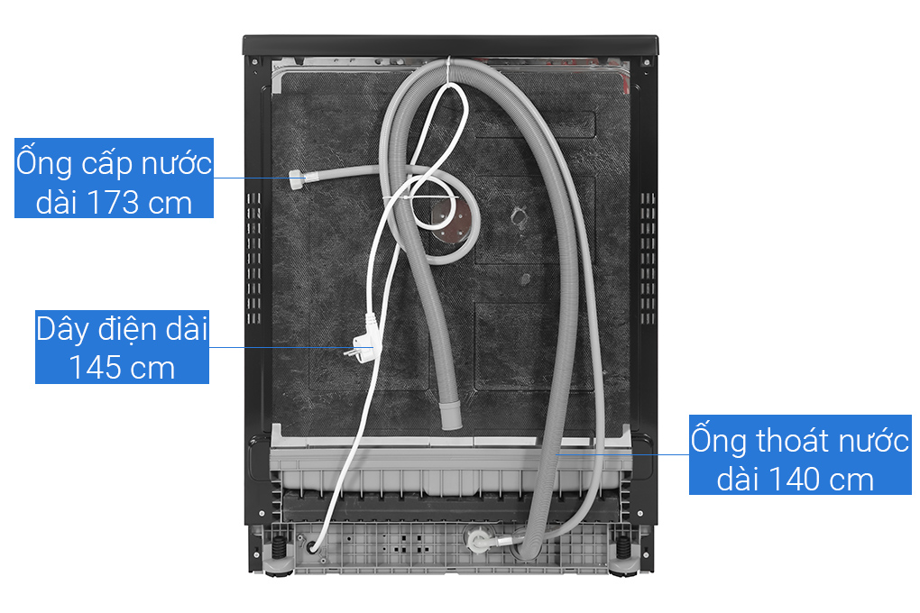 Máy rửa chén độc lập Comfee CDWEF1401HB-W-VN Màu Đen