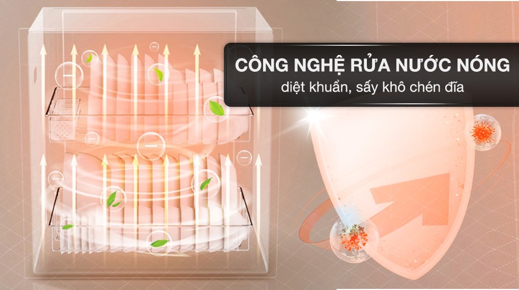 Máy rửa chén độc lập Comfee CDWEF1533GB-WU-VN