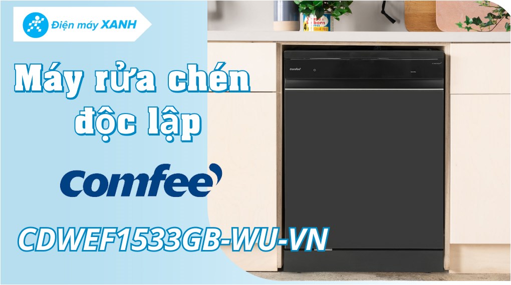 Máy rửa chén độc lập Comfee CDWEF1533GB-WU-VN