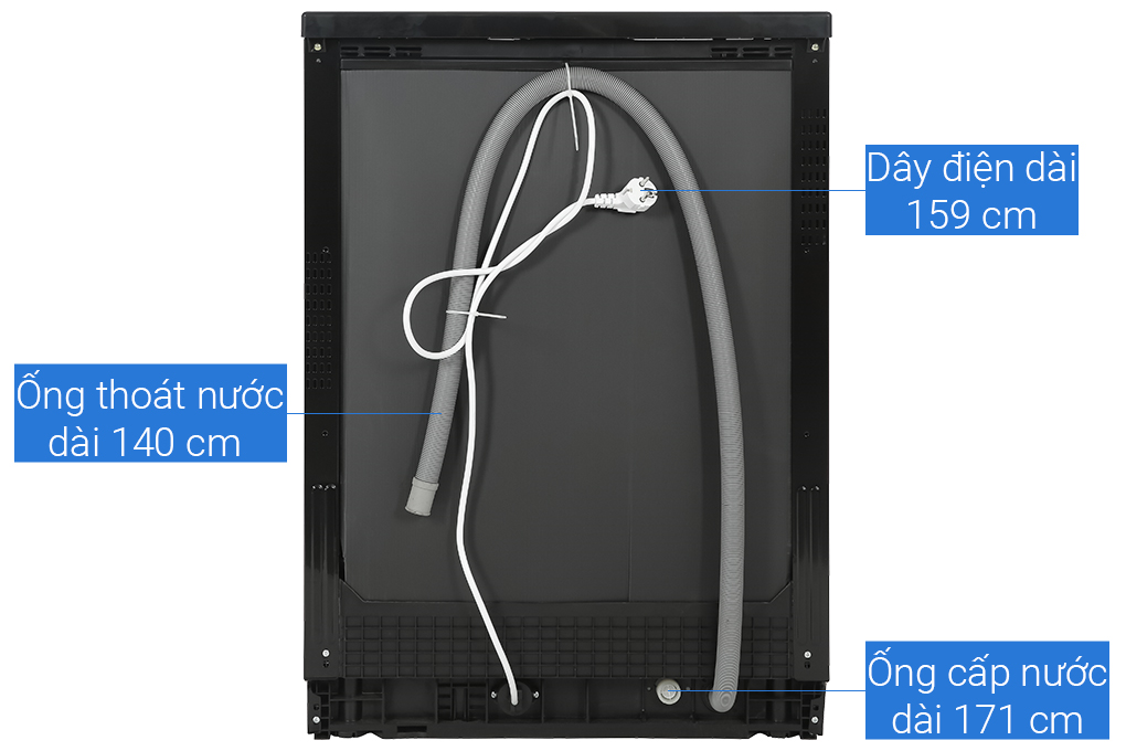 Máy rửa chén độc lập Comfee CDWEF1533GB-WU-VN Màu Đen