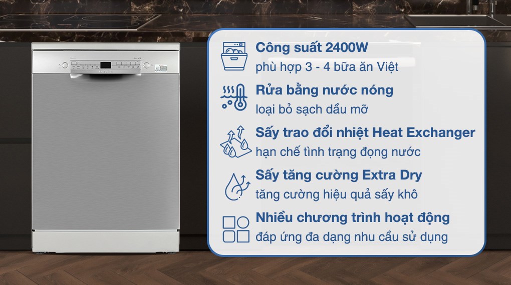 Máy rửa chén độc lập Bosch SMS2HTI79E