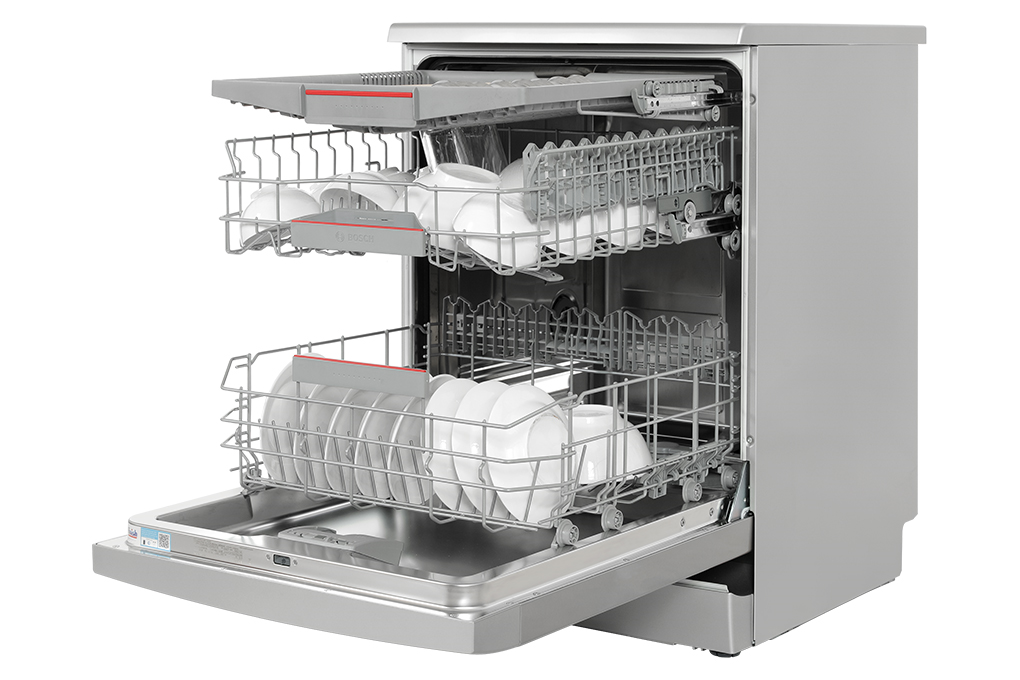Máy rửa chén độc lập Bosch SMS4ECI26E Màu Bạc