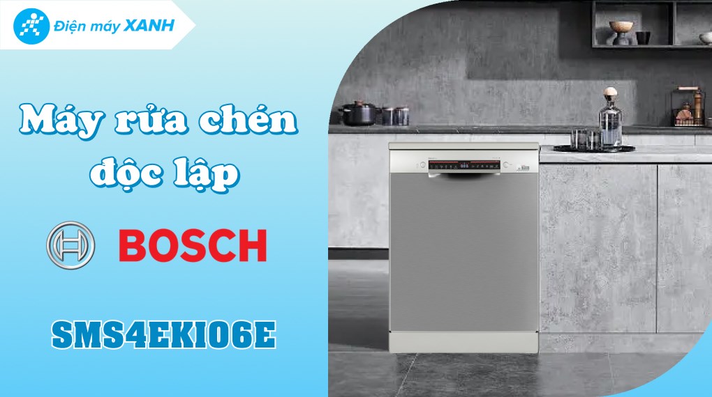 Máy rửa chén độc lập Bosch SMS4EKI06E