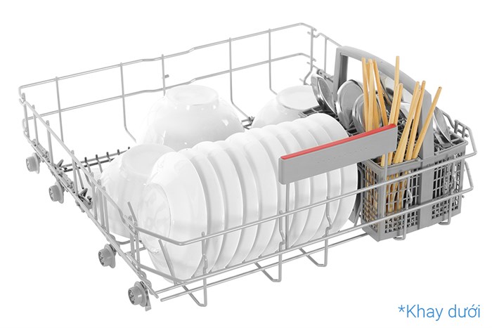 Máy rửa chén độc lập Bosch SMS4EKI06E Màu Bạc