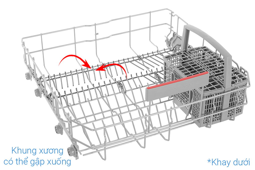 Máy rửa chén độc lập Bosch SMS4EKI06E Màu Bạc
