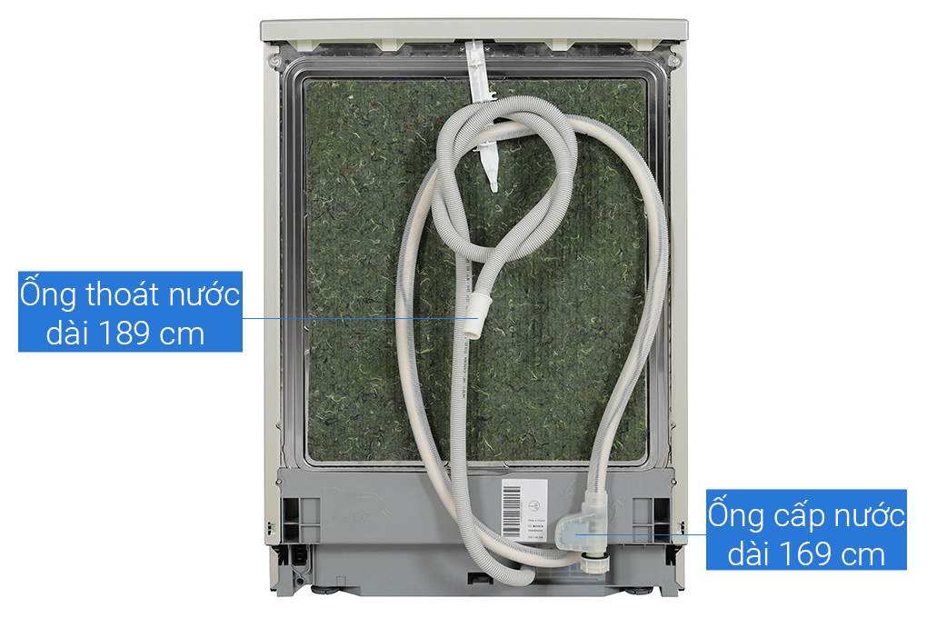 Máy rửa chén độc lập Bosch SMS4EKI06E Màu Bạc