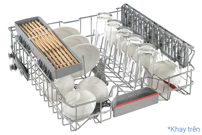 Máy rửa bát độc lập Bosch SMS4IKC62T Màu Đen