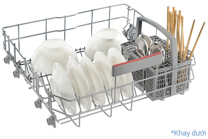 Máy rửa bát độc lập Bosch SMS4IKC62T Màu Đen