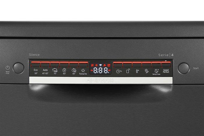 Máy rửa bát độc lập Bosch SMS4IKC62T Màu Đen