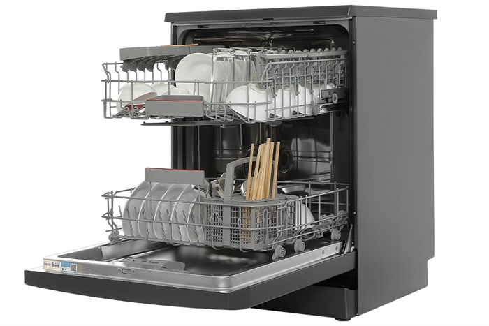 Máy rửa bát độc lập Bosch SMS4IKC62T Màu Đen