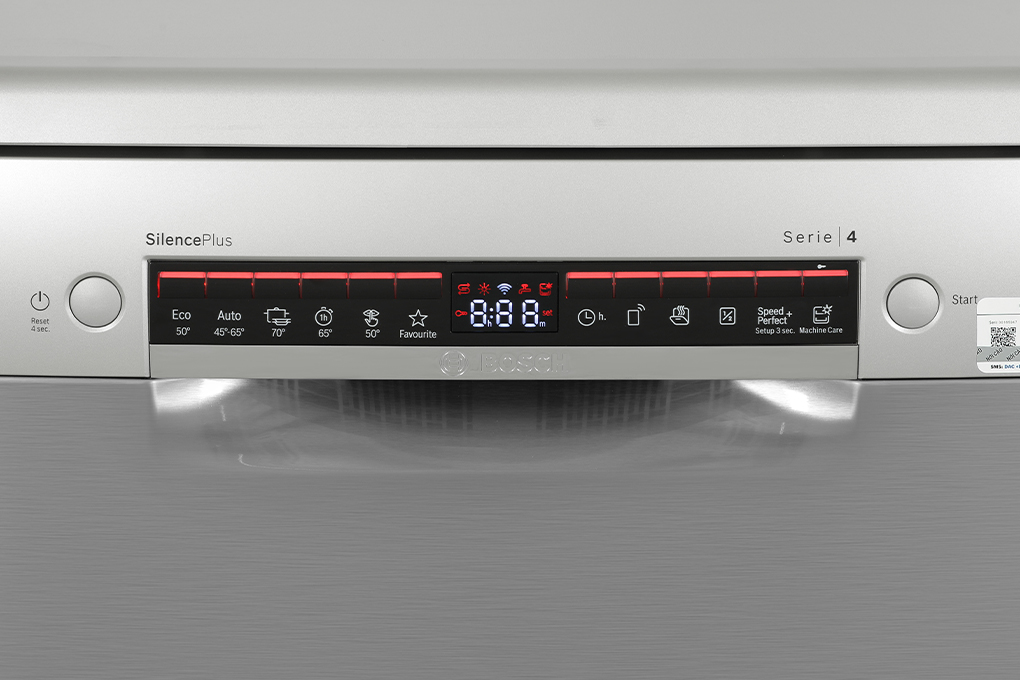 Máy rửa chén độc lập Bosch SMS4EMI06E Màu Bạc