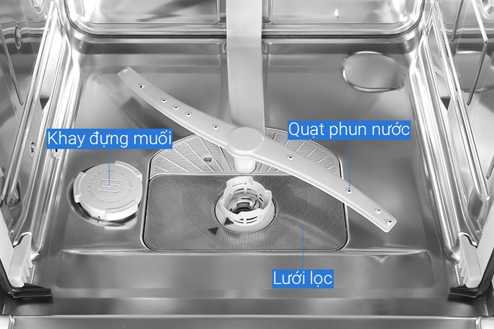 Máy rửa chén độc lập Bosch SMS4HMI07E Màu Bạc