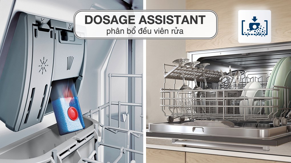 Máy rửa chén mini Bosch SKS62E38EU