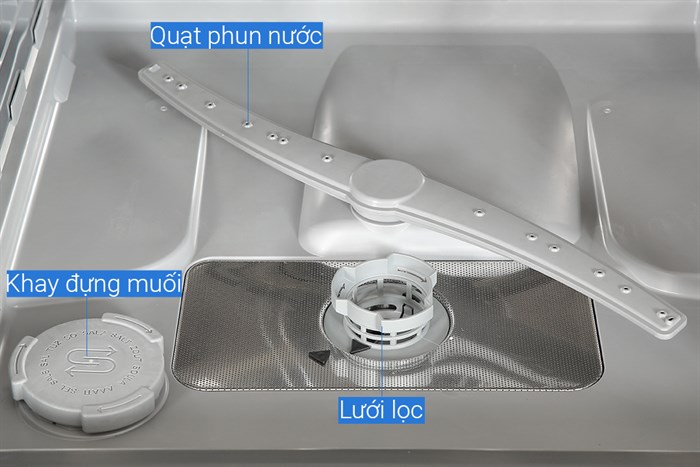 Máy rửa chén mini Bosch SKS62E38EU Màu Bạc