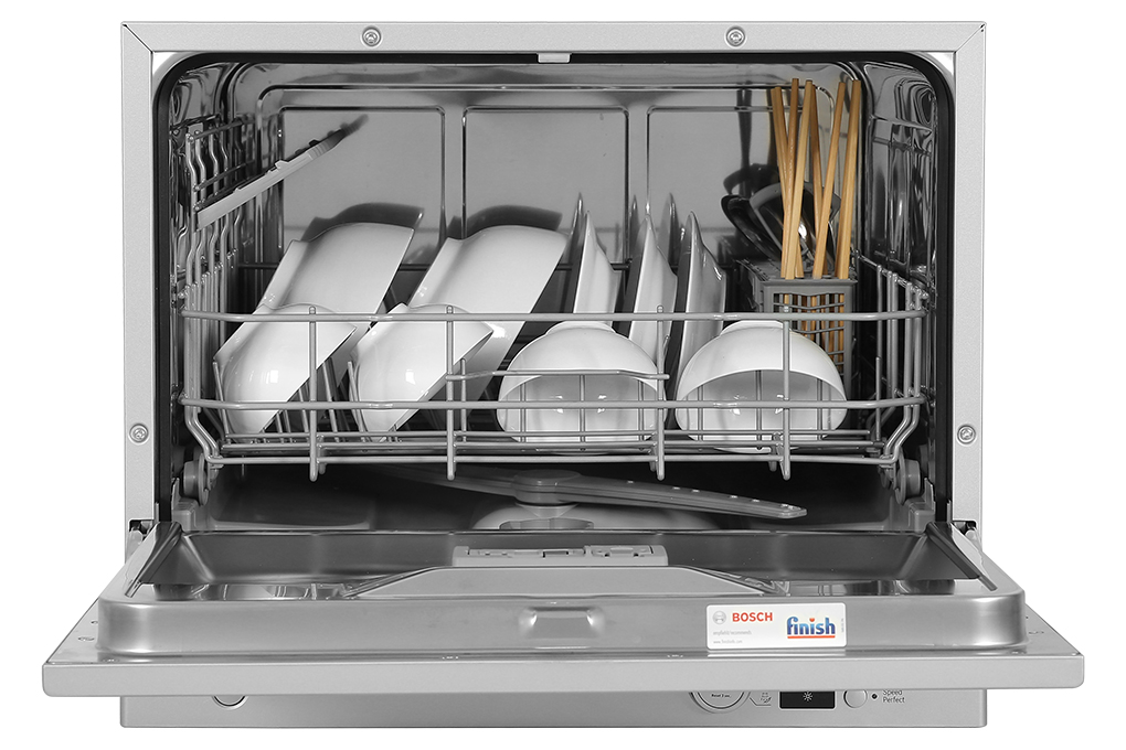 Máy rửa chén mini Bosch SKS62E38EU Màu Bạc