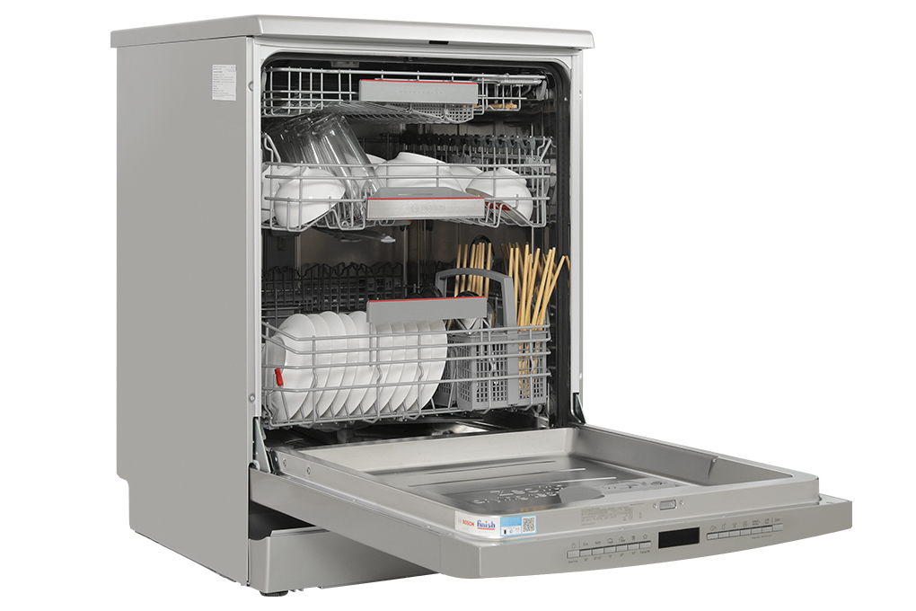Máy rửa chén độc lập Bosch SMS6ZDI08E Màu Bạc