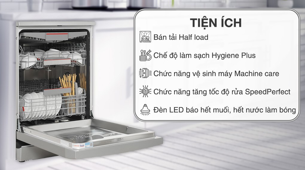 Máy rửa chén độc lập Bosch SMS6ZCI37Q