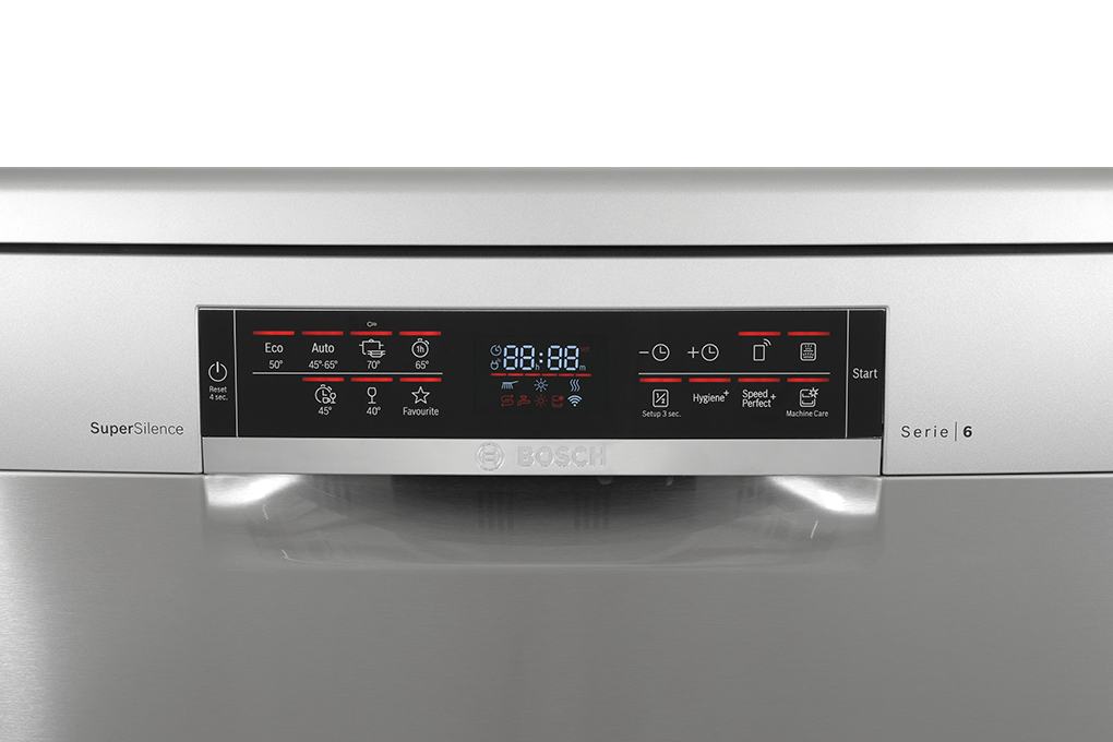 Máy rửa chén độc lập Bosch SMS6ZCI37Q Màu Bạc