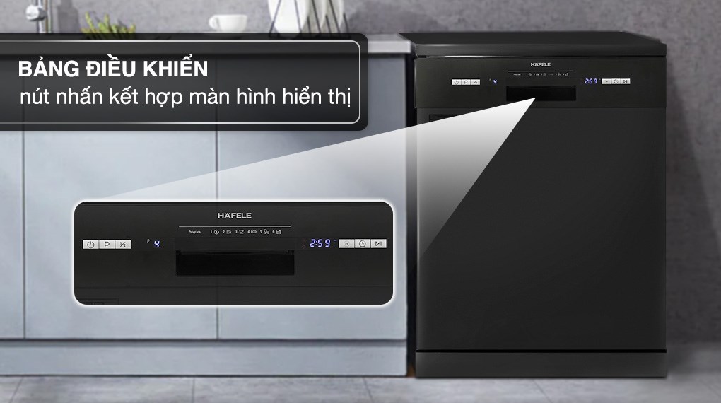 Máy rửa chén độc lập Hafele HDW-F601B (535.29.670)