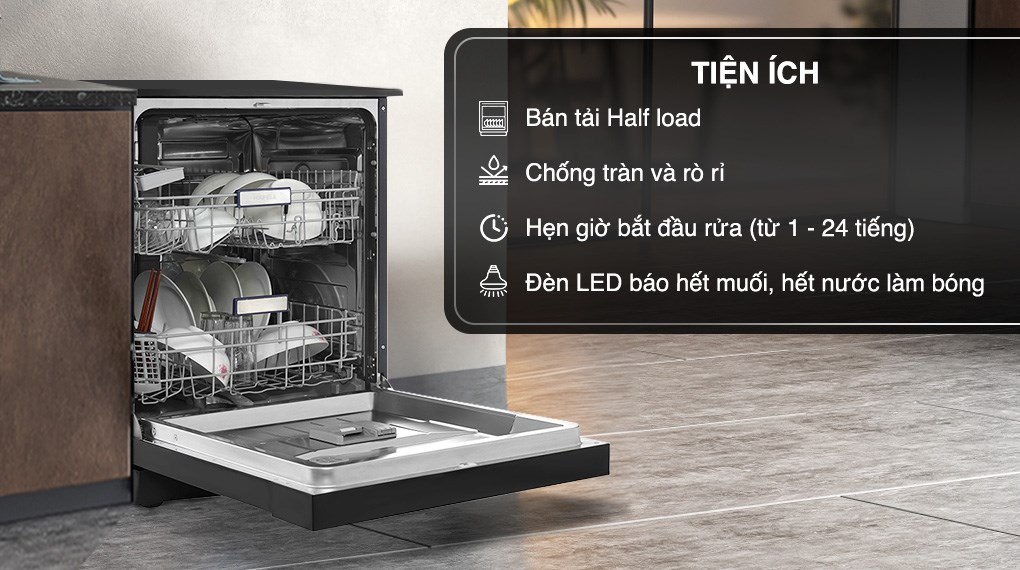 Máy rửa chén độc lập Hafele HDW-F601B (535.29.670)