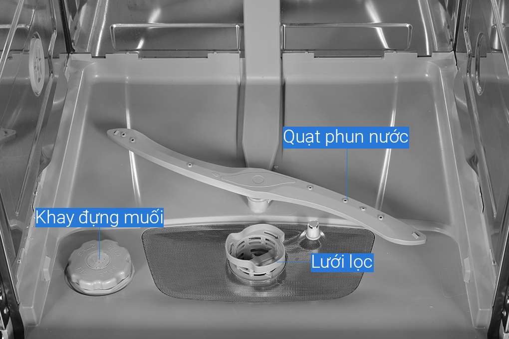 Máy rửa bát độc lập Hafele HDW-F601B (535.29.670) Màu Đen