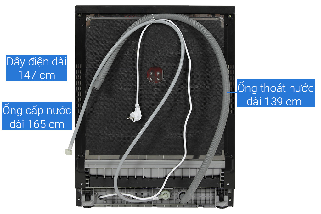 Máy rửa bát độc lập Hafele HDW-F601B (535.29.670) Màu Đen