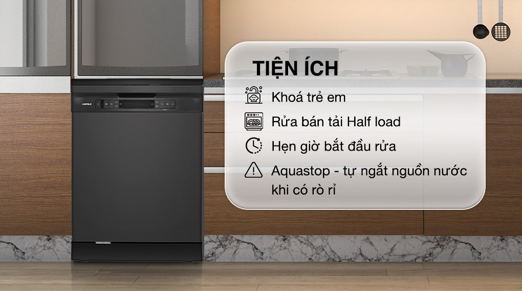 Máy rửa chén độc lập Hafele HDW-F605B (535.29.660)