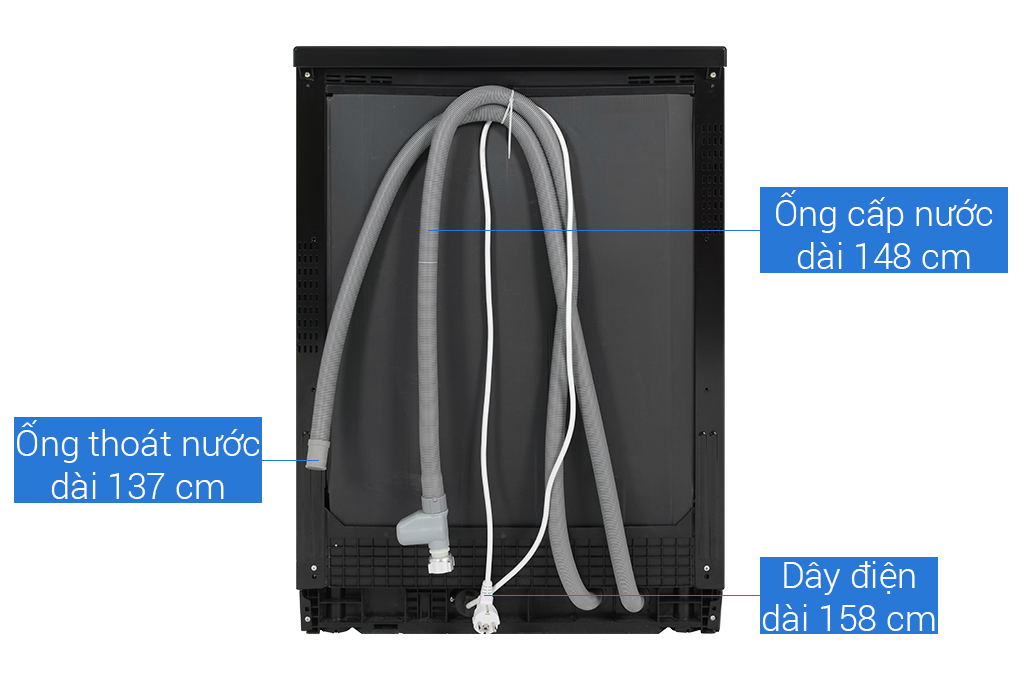 Máy rửa chén độc lập Hafele HDW-F605B (535.29.660) Màu Đen
