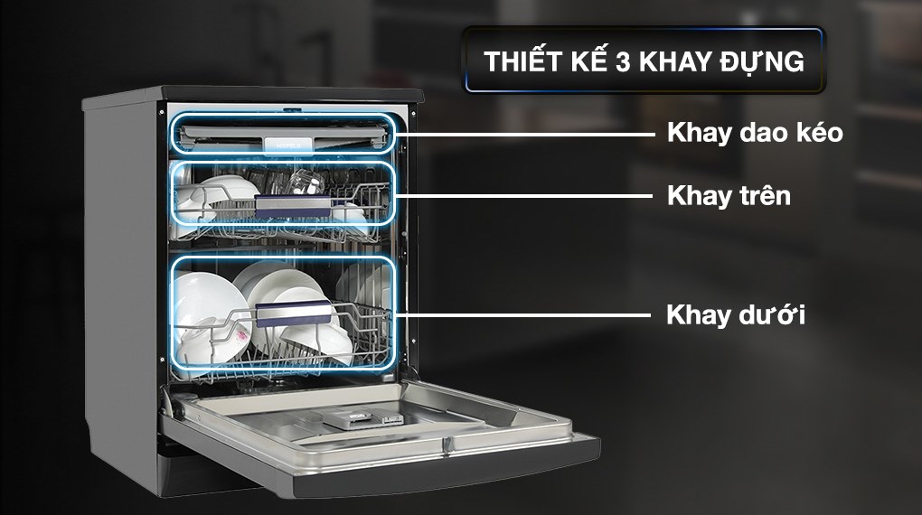 Máy rửa chén độc lập Hafele HDW-F602EB (538.21.360)