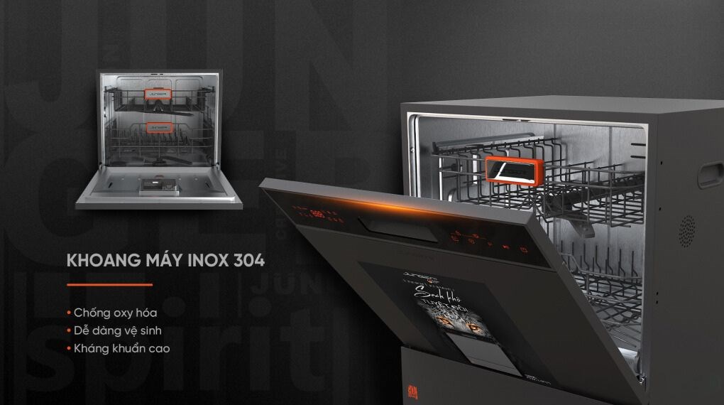 Máy rửa chén độc lập Junger Leopard DWJ-103